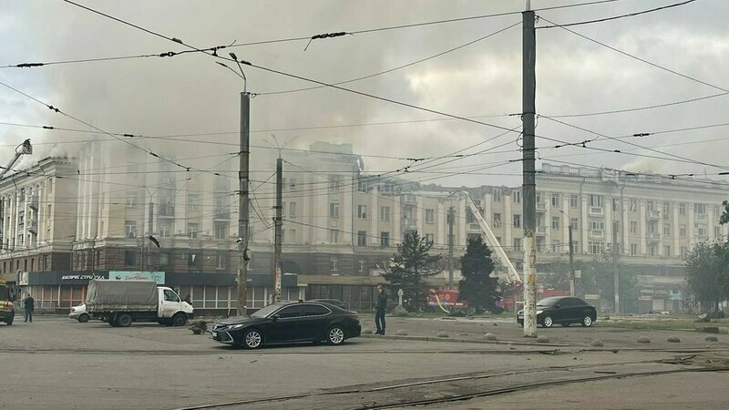 Morning after the attack