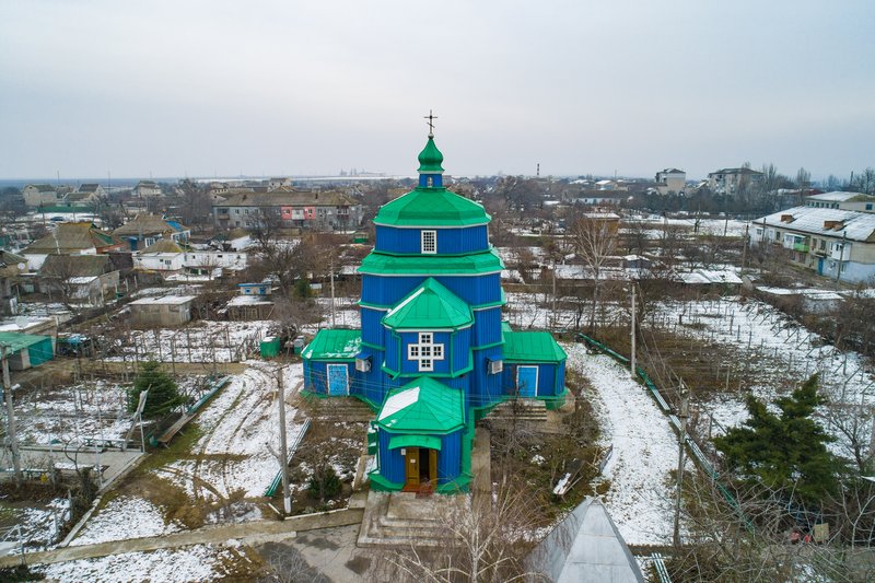 Aerial view in 2021