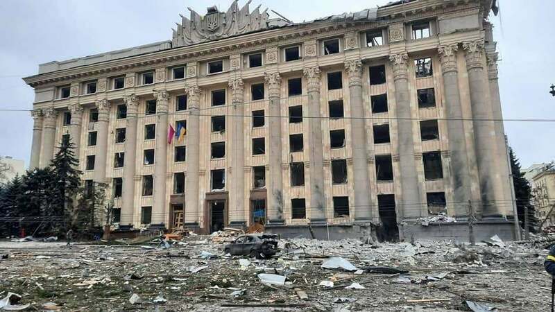 Ruins of building, 2022