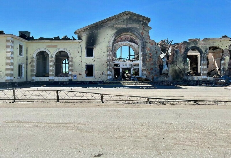 Ruins of Kostyantynivka Railway station