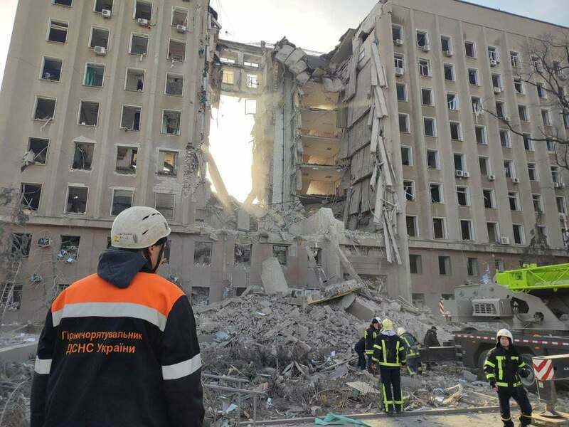 Ruins of building, 2022