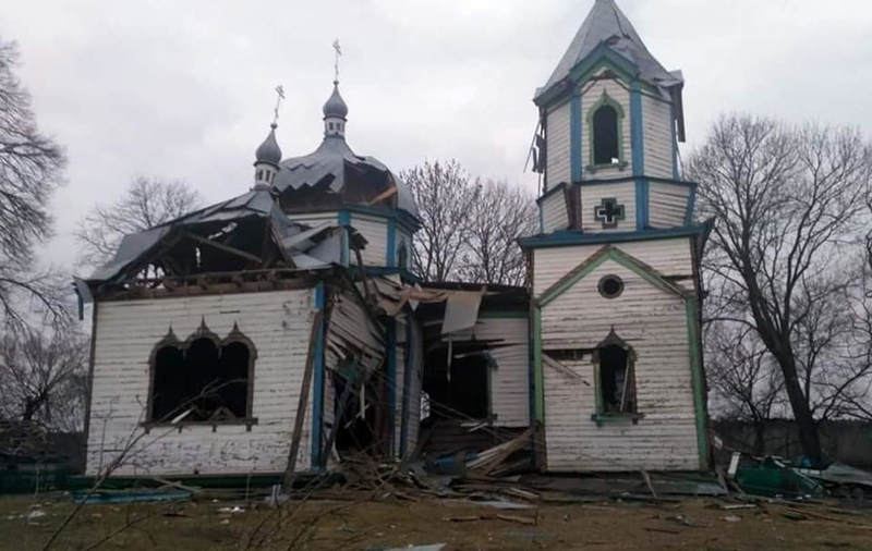 Ruins of the church, 2022