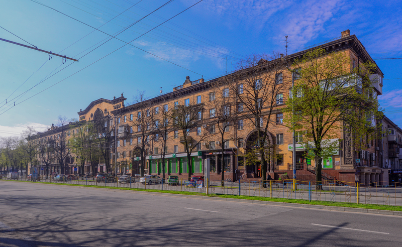Zaporozhstal factory house before the war