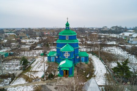 Aerial view in 2021
