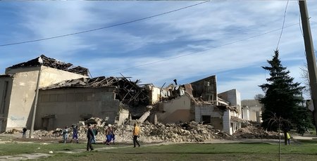 Building before the war, 2018