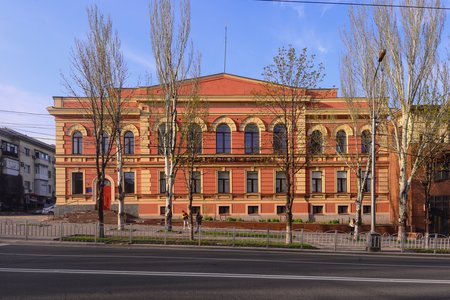 Library building before the war, 2021